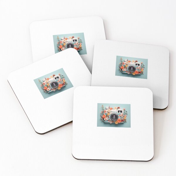 Item preview, Camera in Flowers – Cute Floral Photography Illustration designed and sold by GoxyVision.