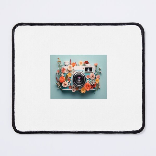 Item preview, Camera in Flowers – Cute Floral Photography Illustration designed and sold by GoxyVision.