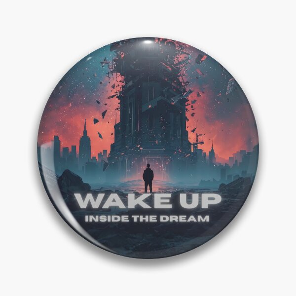 Item preview, Wake Up Inside The Dream Reality Glitch Lucid Dream Surreal Design designed and sold by PXEpic.