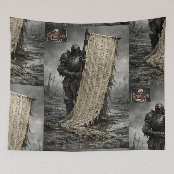 Item preview, The Flayed Banner-Knight - Grimdark Fantasy designed and sold by bapupa.