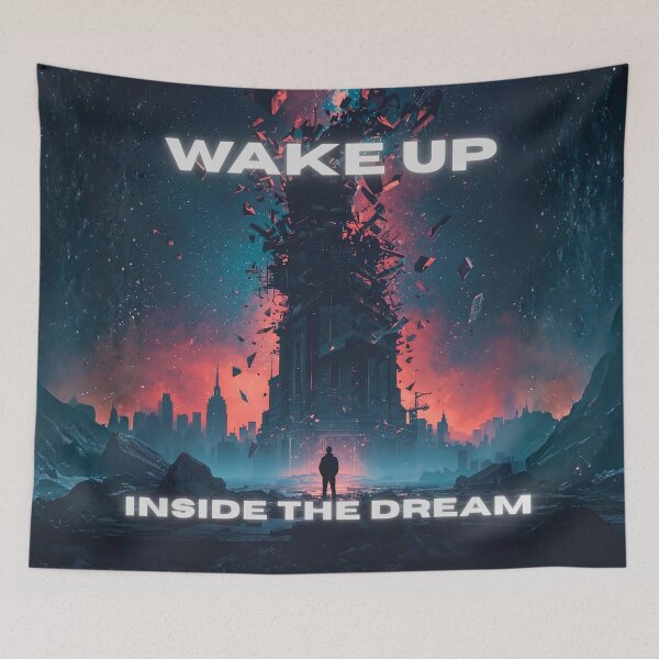 Item preview, Wake Up Inside The Dream Reality Glitch Lucid Dream Surreal Design designed and sold by PXEpic.