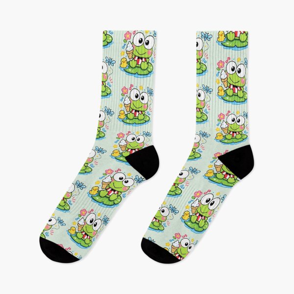 Item preview, Happy Keroppi with ice cream and ducky designed and sold by Mich.shop.