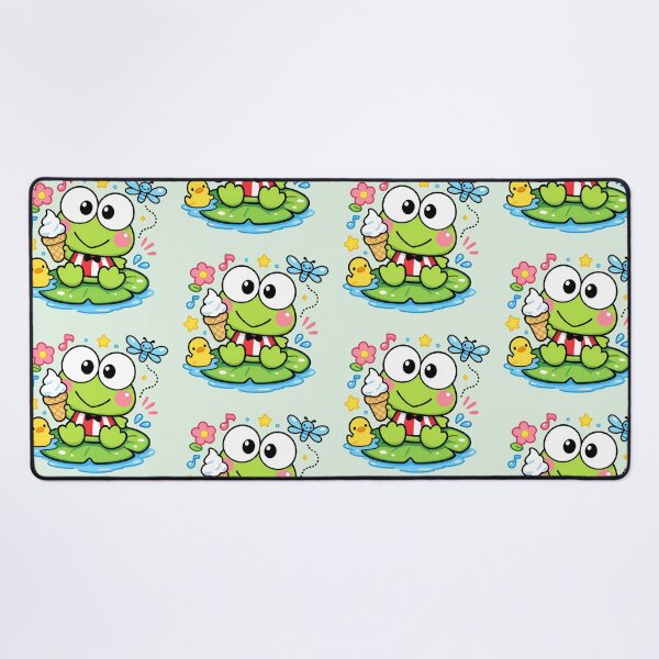 Item preview, Happy Keroppi with ice cream and ducky designed and sold by Mich.shop.