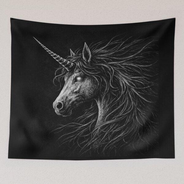 Item preview, Unicorn Style Medieval Fantasy Grunge Art designed and sold by Blok45.