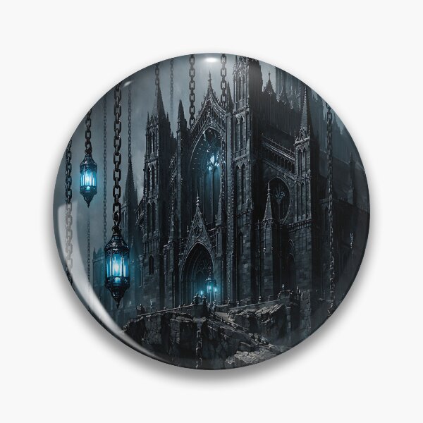 Item preview, Cathedral of the Sunless Sea - Grimdark Landscape designed and sold by bapupa.