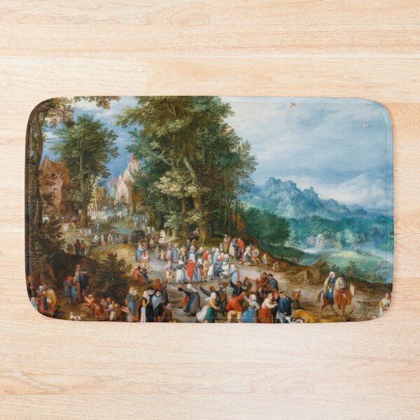 Item preview, Flemish Fair Village Festival Painting Jan Brueghel Elder designed and sold by TheSoulOfArt.