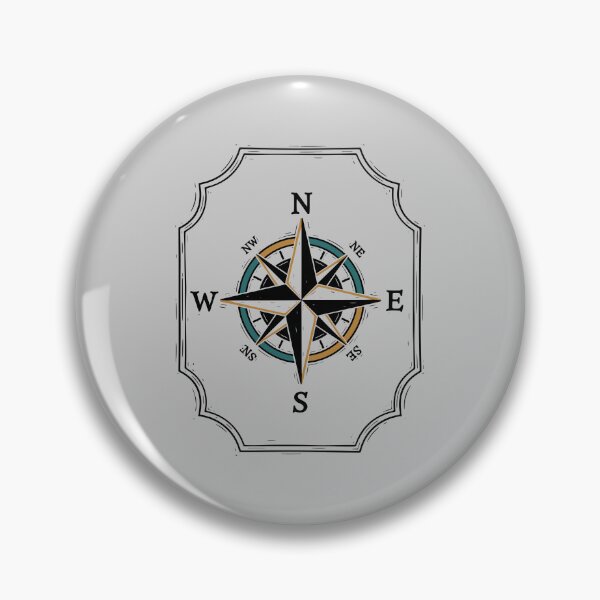 Item preview, Vintage Mariner’s Compass - Nautical Piratecore Navigation Art designed and sold by BRU Design.