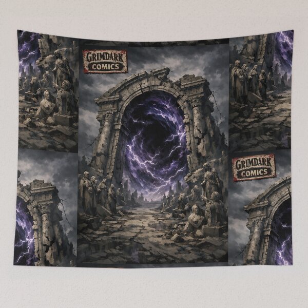 Item preview, Shattered Grace Gateway - Grimdark Landscape designed and sold by bapupa.