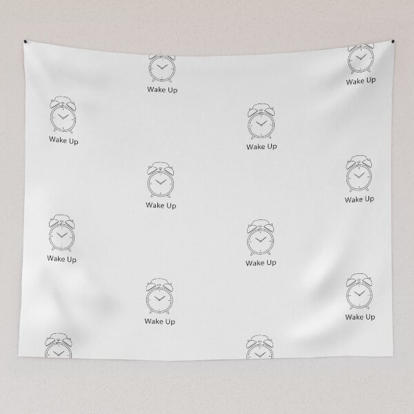 Item preview, Wake Up Minimalist Alarm Clock Motivation Design designed and sold by Faithful Inspiration.