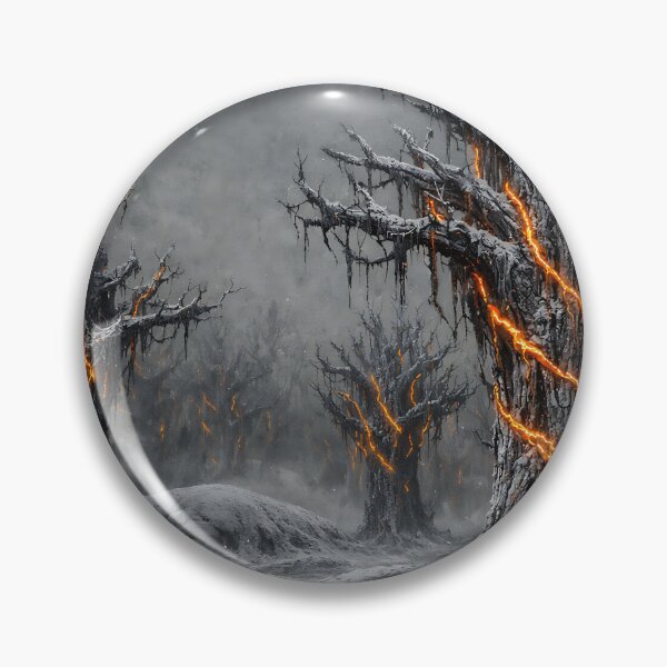 Item preview, The Ash-Choked Arboretum - Grimdark Landscape designed and sold by bapupa.