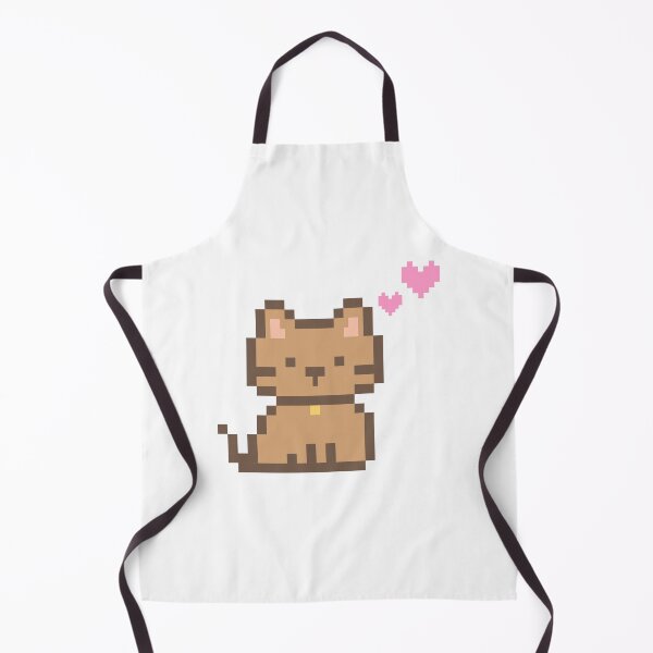 Item preview, Pixel Cute Cat with Hearts designed and sold by Horizonie.