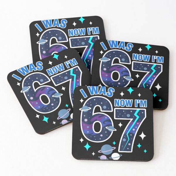 Item preview, I Was Six Now I'm Seven Birthday Space Theme designed and sold by Daisy Grimes.