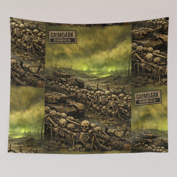 Item preview, The Ossuary Trenches - Grimdark Landscape designed and sold by bapupa.