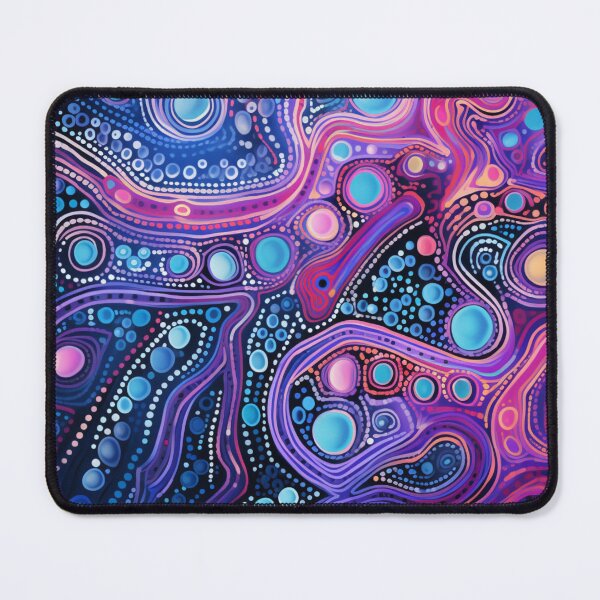 Item preview, Aboriginal Inspired Dot Art - Midnight Pathways designed and sold by GrinGalore.