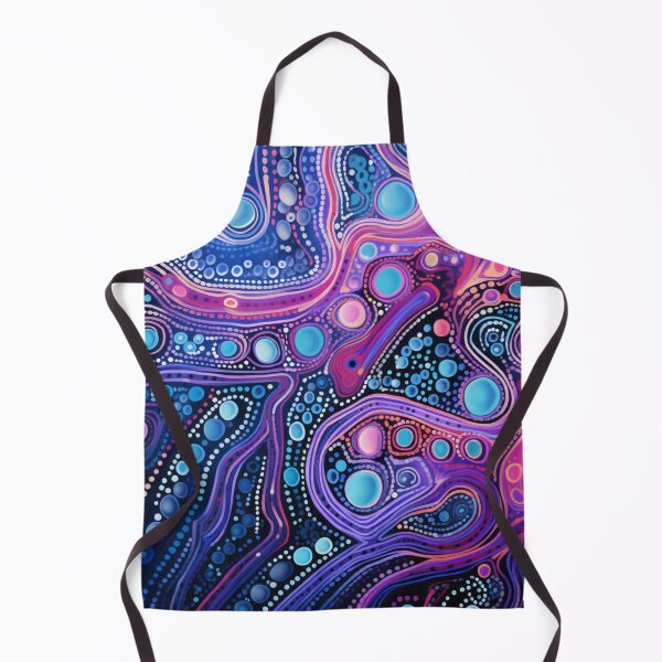 Item preview, Aboriginal Inspired Dot Art - Midnight Pathways designed and sold by GrinGalore.