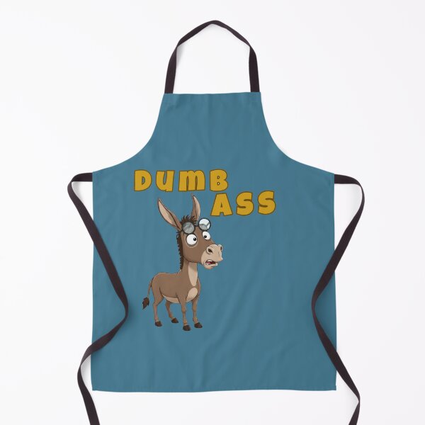 Item preview, Funny Dumb Ass Donkey With Glasses - Sarcastic Nerd Animal Pun designed and sold by CloudyCatArt.