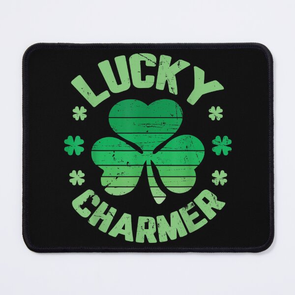 Item preview, Vintage Distressed Lucky Charmer Shamrock Four Leaf Clover St. Patrick's Day T-Shirt designed and sold by Ophtizu.
