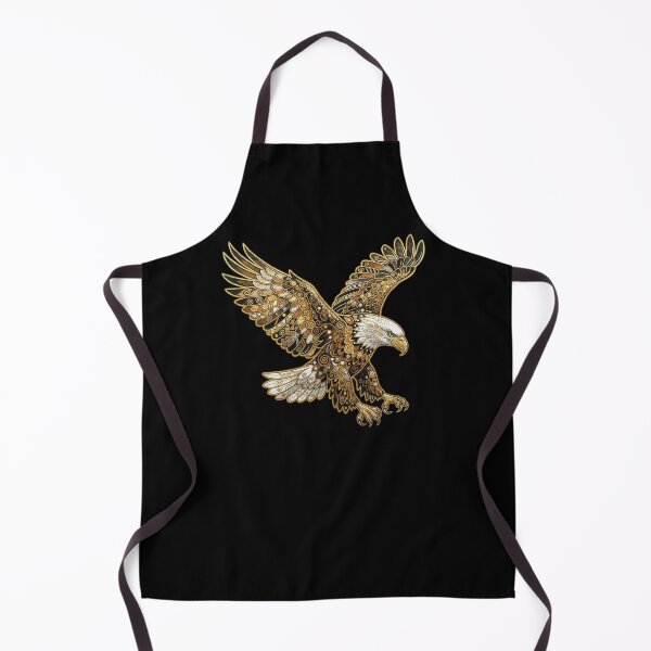 Item preview, Gilded Majesty: Vienna Secession-Style Bald Eagle (Haliaeetus leucocephalus) Art Print designed and sold by FreiherrPK.
