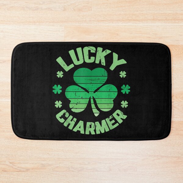 Item preview, Vintage Distressed Lucky Charmer Shamrock Four Leaf Clover St. Patrick's Day T-Shirt designed and sold by Ophtizu.
