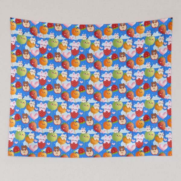 Item preview, Fruit Balloon Adventure Seamless designed and sold by KJackArtwork.