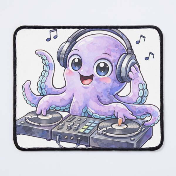 Item preview, Octopus DJ designed and sold by LoopyPop.
