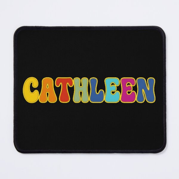 Item preview, ❤️ Cathleen Personalized Name Wavy Retro Shirt, Coffee Mug, Sticker Gift designed and sold by HelixPedia.