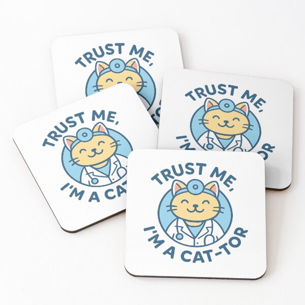 Item preview, Trust Me I'm a Cat-tor Funny Cat Doctor designed and sold by OwnYourMood.