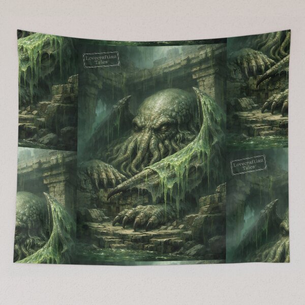 Item preview, Cthulhu’s Sunken Vigil - Lovecraftian Horror designed and sold by bapupa.