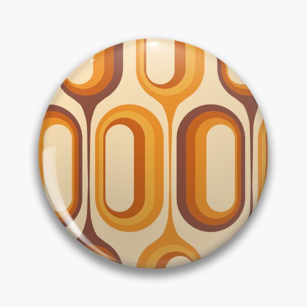 Item preview, Mid Century Modern Retro 70s - Orange and Brown designed and sold by JMgraphic.