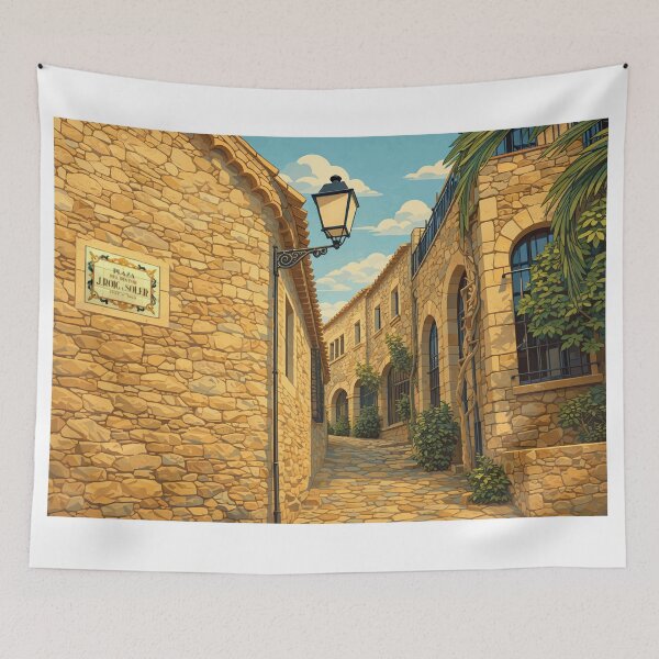 Item preview, Spain - Tossa de Mar - Mediterranean Alleyway designed and sold by darekkocurek.