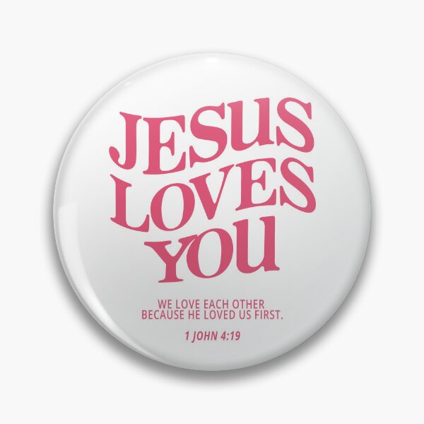 Item preview, Jesus Loves You Christian Faith Bible Verse designed and sold by BousinilyArt.