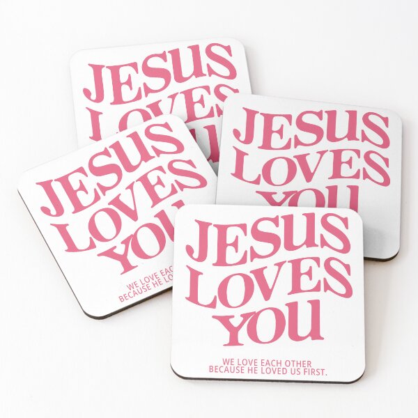 Item preview, Jesus Loves You Christian Faith Bible Verse designed and sold by BousinilyArt.