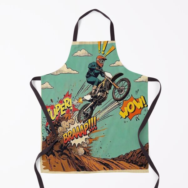 Item preview, Retro Motocross Comic Jump designed and sold by KurczakDomowy.