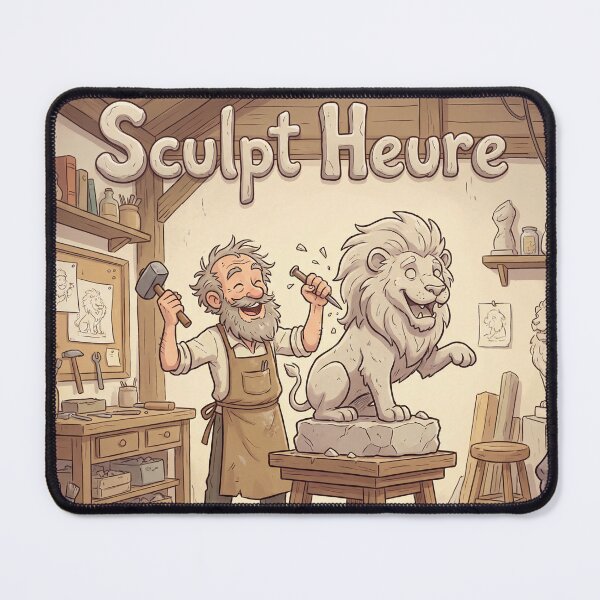 Item preview, Sculpt Hour – A creative play on words for sculptors and sculpture enthusiasts designed and sold by WordPlayStudio.