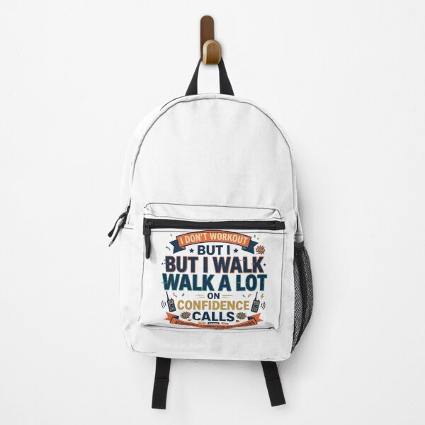 Item preview, I Walk A Lot On Confidence Calls - Funny Work From Home Quote designed and sold by Wear Sculpt.