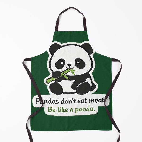 Item preview, Pandas don't eat Meat designed and sold by LuluLeb.