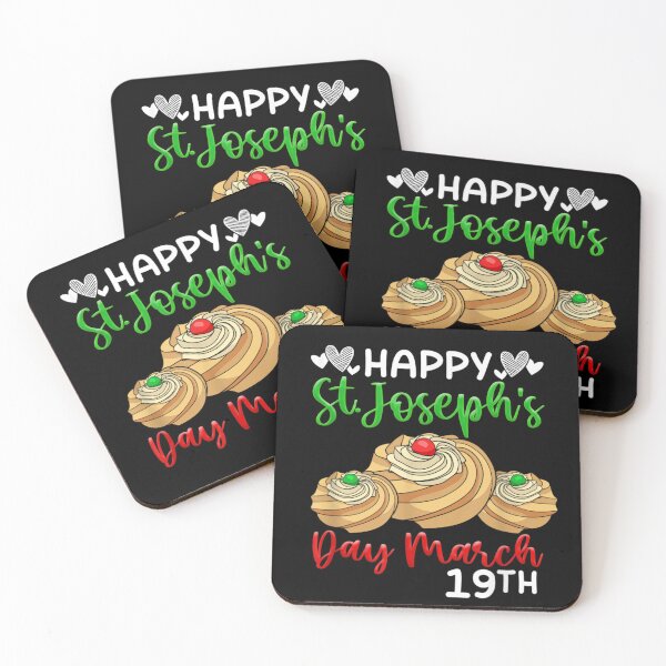Item preview, Happy St Josephs Day Zeppole Pastry March 19th Italian Tradition Pastry T-Shirt designed and sold by FloroFablem.