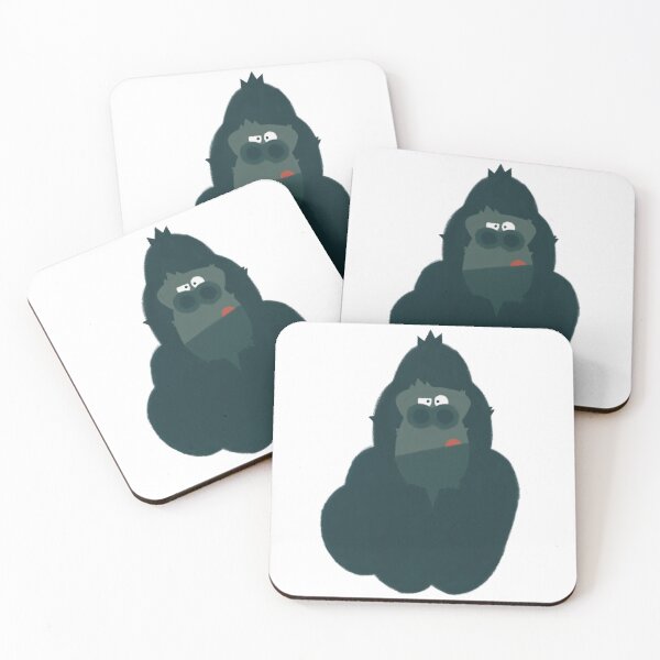 Item preview, Cute Friendly Gorilla Illustration designed and sold by DoodleODay.