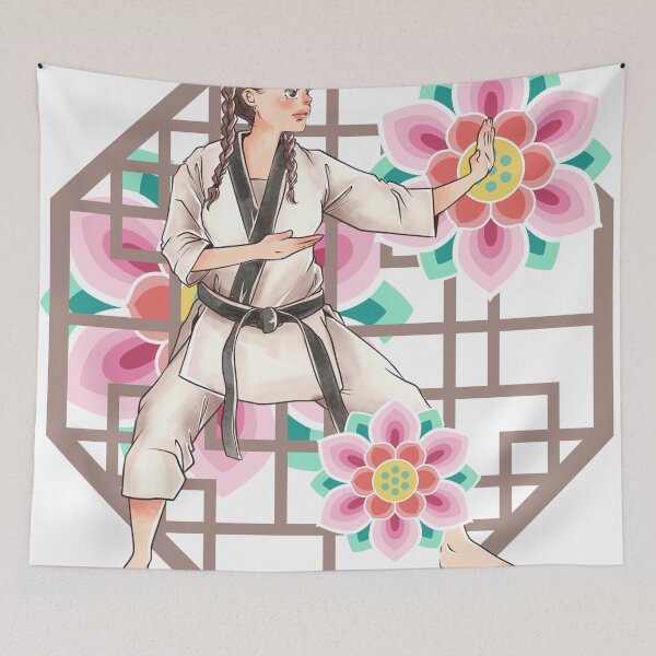 Item preview, Taekwondo Practitioner - Movement and Lotus designed and sold by Kanniax.