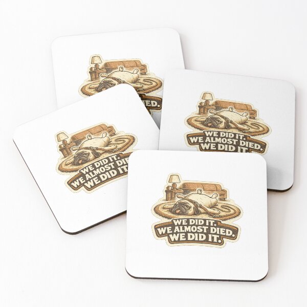 Item preview, We Did It We Almost Died Pug Mom Shirt Funny Pug Dog Mom Gift designed and sold by PawMuse Studio.