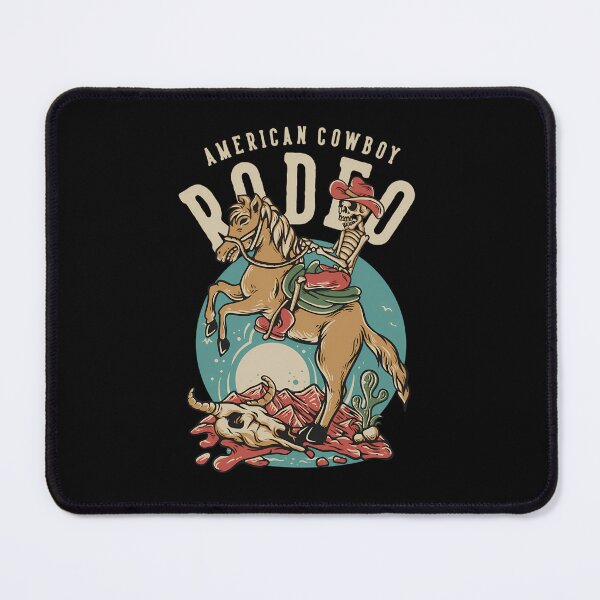 Item preview, American Cowboy Rodeo skeleton riding a horse designed and sold by harrytop168.