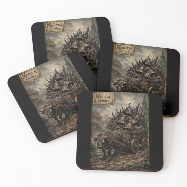 Item preview, The Iron-Bound Tithe-Cart - Medieval Horror designed and sold by bapupa.