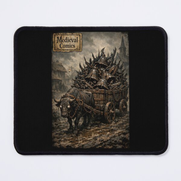 Item preview, The Iron-Bound Tithe-Cart - Medieval Horror designed and sold by bapupa.