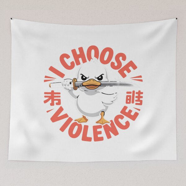 Item preview, The Unhinged Duck : I Chose violence Today . designed and sold by CeliaZnx.