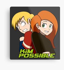 My Hero Kim Possible Metal Print