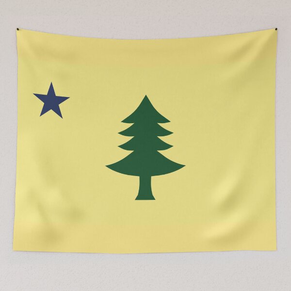 Item preview, Flag of the State of Maine (1901) - Flag Merch designed and sold by Shirtorado.