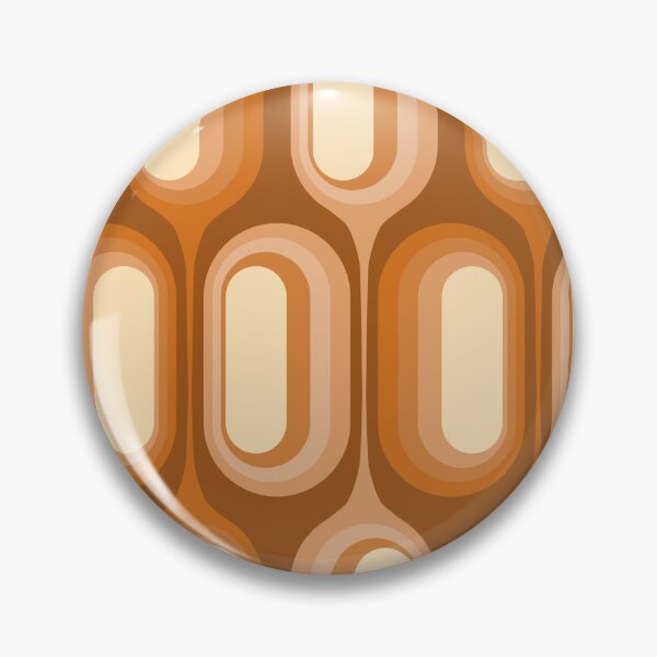 Item preview, Mid Century Modern Retro 70s - Warm Brown designed and sold by JMgraphic.