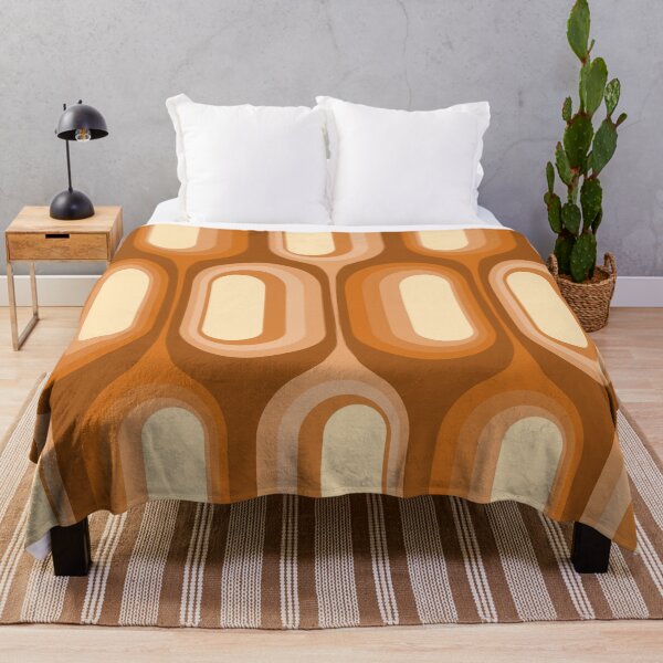 Item preview, Mid Century Modern Retro 70s - Warm Brown designed and sold by JMgraphic.