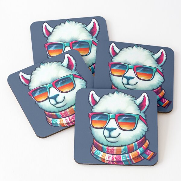 Item preview, Retro 80s Cool Alpaca - Vintage Sunglasses Aesthetic designed and sold by AlanyaArtX.
