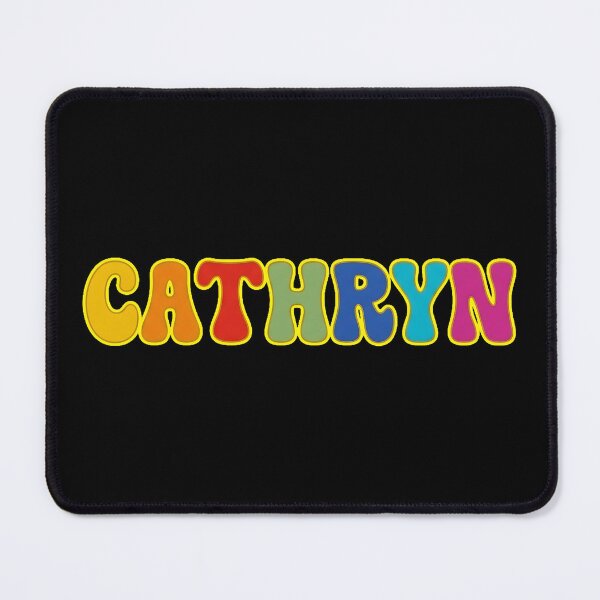 Item preview, ❤️ Cathryn Personalized Name Wavy Retro Shirt, Coffee Mug, Sticker Gift designed and sold by HelixPedia.